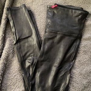 Spanx faux leather leggings